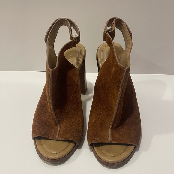 Michael Kors Shoes - Michael Kors Brown Suede Heeled Sandals